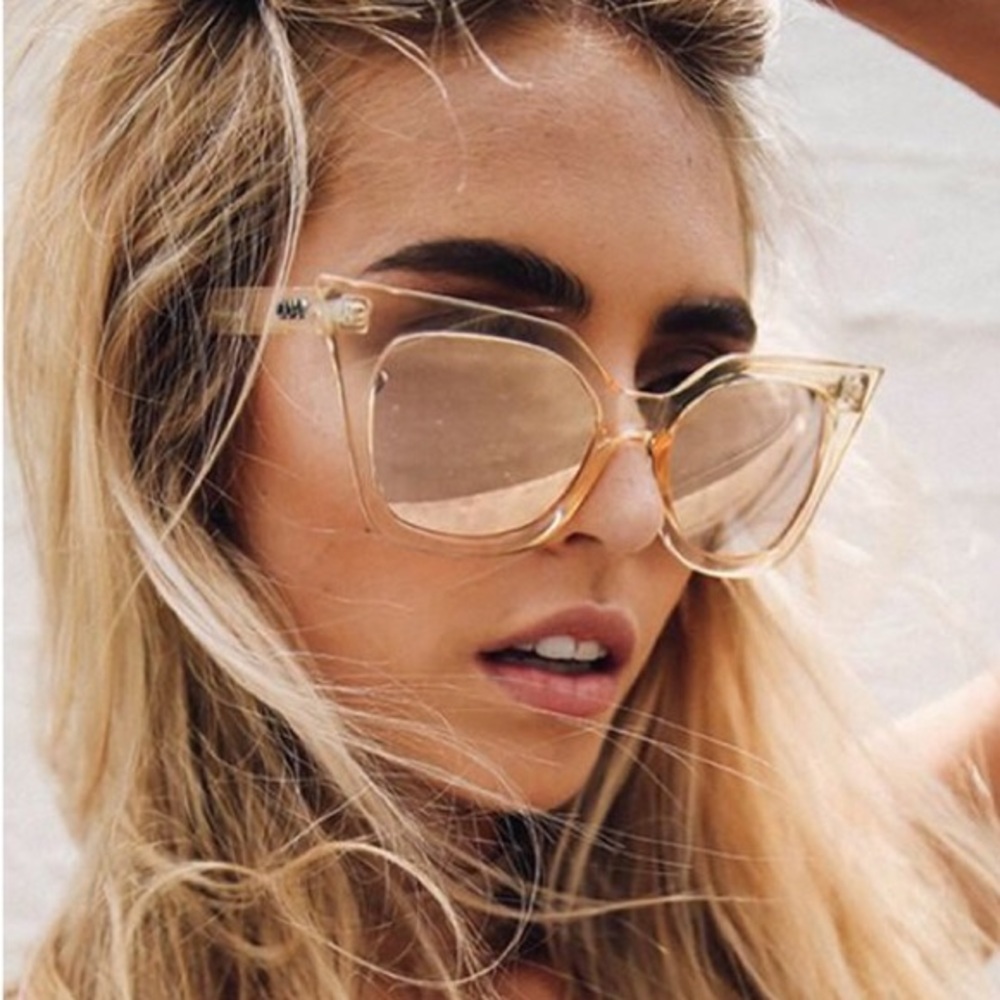 Quay Australia Harper gold sunglasses